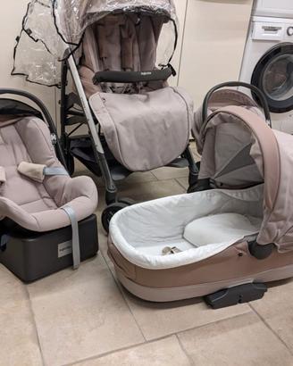 Passeggino Trio Inglesina Zippy Pro  – rosa/cipria