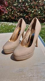 scarpe con tacco beige Janessa taglia 36