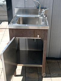 mobiletto con lavello da esterno 