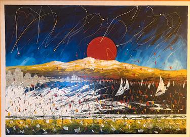 Quadro decorativo olio su tela