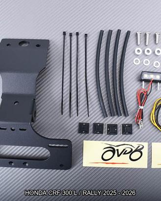 Portatarga corto HONDA CRF 300 L / RALLY 2025 2026