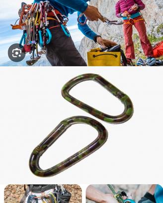 Esercito Camo Universale Moschettone Portachiavi 