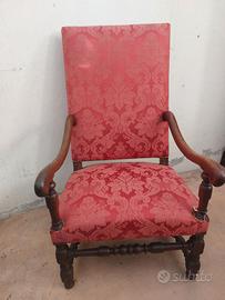 "Poltrona a rocchetto della fine 600"