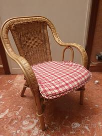 Sediolina vimini per bimbi 
adatta per 3/6 anni
 