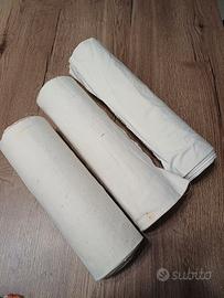 Rotoli di stoffe antiche cotone/lino