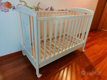 Foppapedretti Lettino Raffy e materasso Climatic