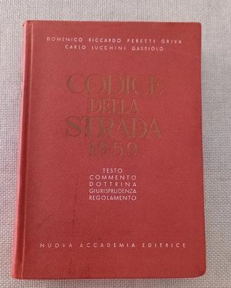 libro Codice della strada 1959