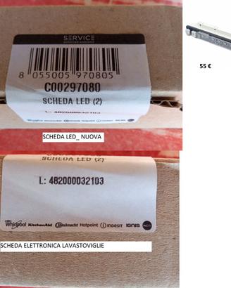Scheda LED elettronica per lavastoviglie Ariston