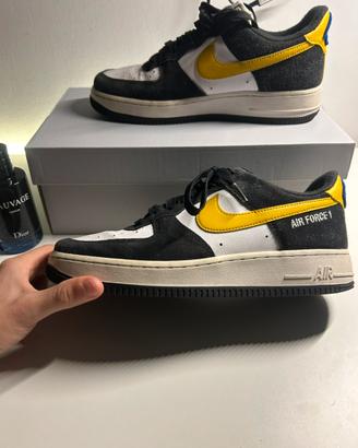 Nike Air Force 1 Nere Scamosciate