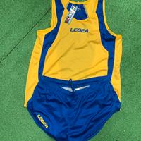 10 KIT LEGEA ATLETICA NEW YORK GIALLO-AZZURRO