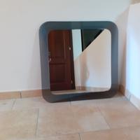 Specchio cristallo cornice fumè. Pari al nuovo