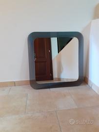 Specchio cristallo cornice fumè. Pari al nuovo