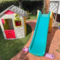 Casetta Smoby con scivolo