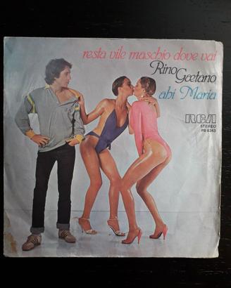 DISCO 45 giri RINO GAETANO “Ahi Maria”
