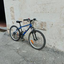 bicicletta MTB rockrider 24