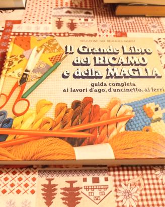 libro il grande libro del ricamo e della maglia