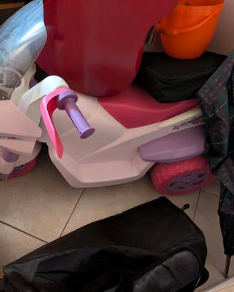 Moto bambina con motore