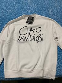 Felpa Bianca donna ragazza nuova