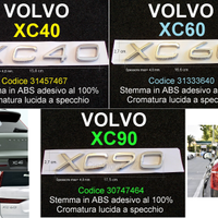 VOLVO XC40 XC60 XC90 Stemma Logo ABS CROMATO NUOVO