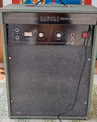 Amplificatore vintage Davoli J6 anni 60