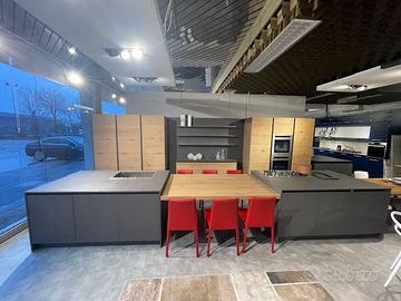 Cucina grigio moderna ad isola Arredo3 Kalì