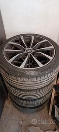 4 Cerchi Con gomme seminuove 225 45 R 18 