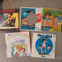 Lotto dischi sigle cartoni animati TV anni 80 