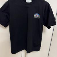 T-shirt casa blanca nera logo fronte-retro M/L