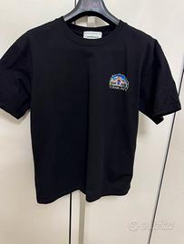 T-shirt casa blanca nera logo fronte-retro M/L