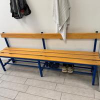 Panca Spogliatoio con Seduta e Schienale 2m