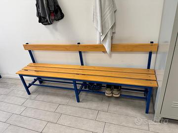 Panca Spogliatoio con Seduta e Schienale 2m