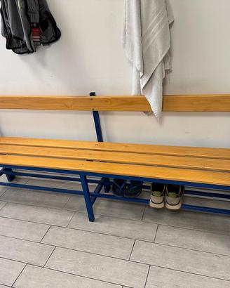 Panca Spogliatoio con Seduta e Schienale 2m