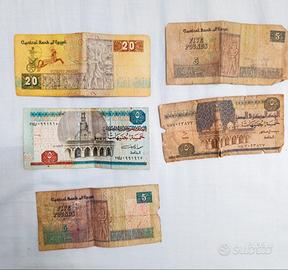 Banconote Egiziane da collezione 