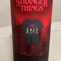 Stranger Things t shirt blu Tg L/XL