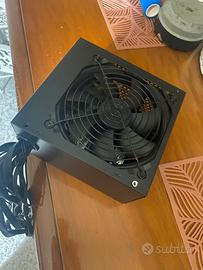 Alimentatore PC ATX Nero – Cavi Neri Piatti