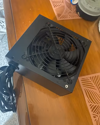 Alimentatore PC ATX Nero – Cavi Neri Piatti