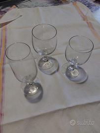 Bicchieri a calice in cristallo 36pz. 