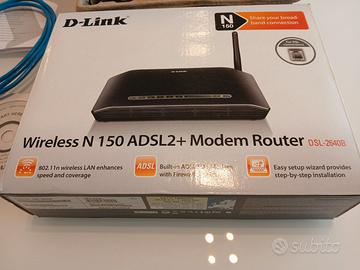 D-Link DSL-2640B Modem Router Wireless N 150 ADSL2