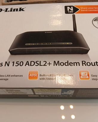 D-Link DSL-2640B Modem Router Wireless N 150 ADSL2