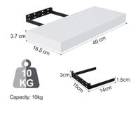 Mensole da parete 40cm bianche