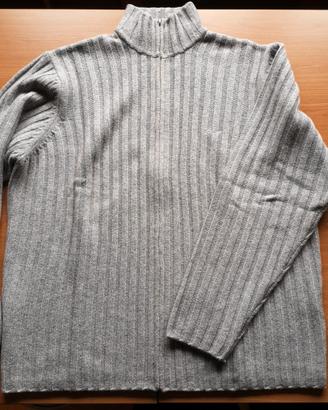 Maglione Levis collo alto zip lunga taglia XL