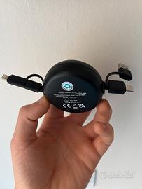 Cavo adattatore usb- usbc/ lightning 1 metro