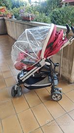Passeggino Peg Perego Pliko P3 completo Scarlet