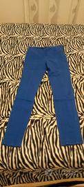 Pantalone cotone Kiabi XS/It 38/Eu 34 blu marino