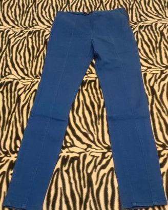 Pantalone cotone Kiabi XS/It 38/Eu 34 blu marino