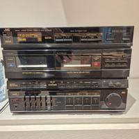 jvc dr-e2l radio e stereo double cassette receiver