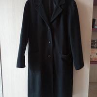 Cappotto donna nero lungo