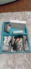 nintendo Wii con giochi e accessori e scatole comp