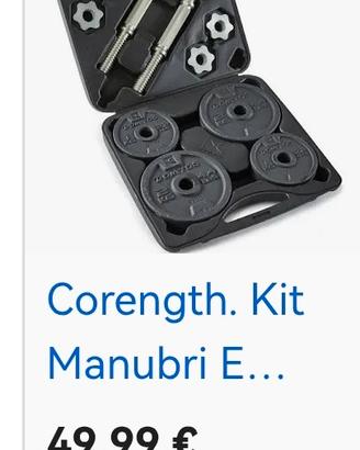 kit manubri allenamento decathlon