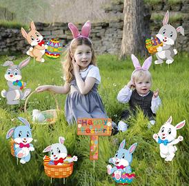 Decorazioni pasquali per il giardino